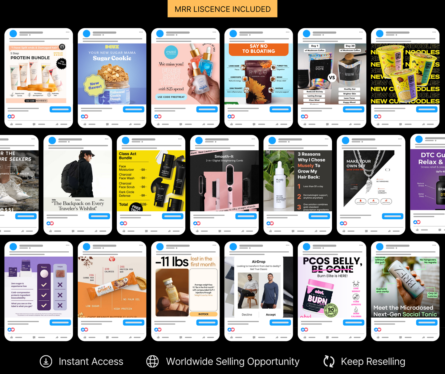 The Exclusive 2,800+ Canva Ad Templates & Exclusive Bonuses