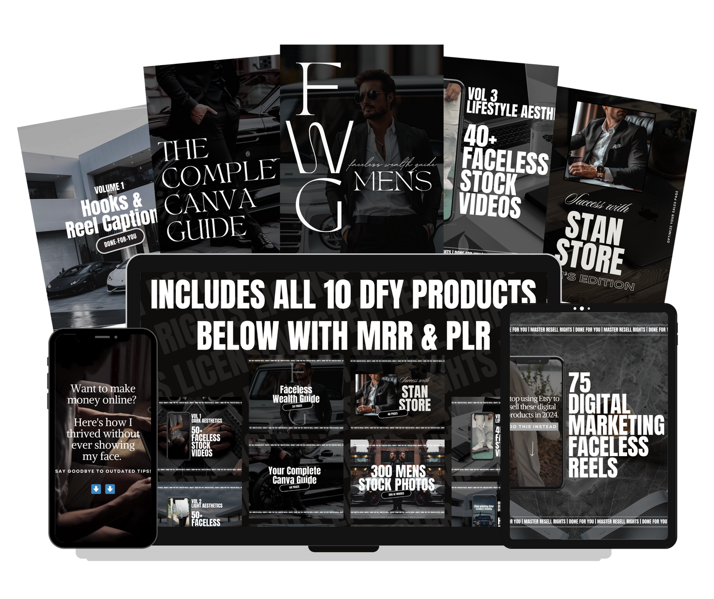 Digital Wealth Starter Pack Faceless Bundle : Make Money On Instagram