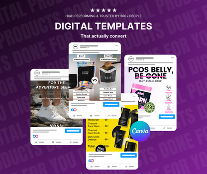 The Exclusive 2,800+ Canva Ad Templates & Exclusive Bonuses